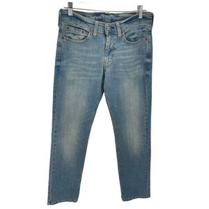 Levi's Mens Tapered Leg Jeans Denim Light Wash Cotton Stretch Blue Size 29x32